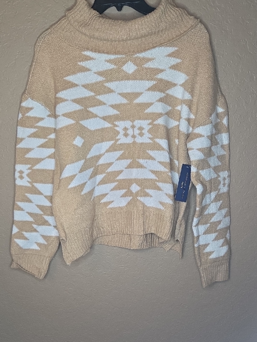 Adrienne Vitadini Cowl Neck Sweater